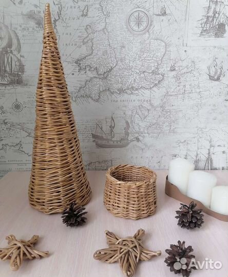 Плетёная упаковка для шампанского