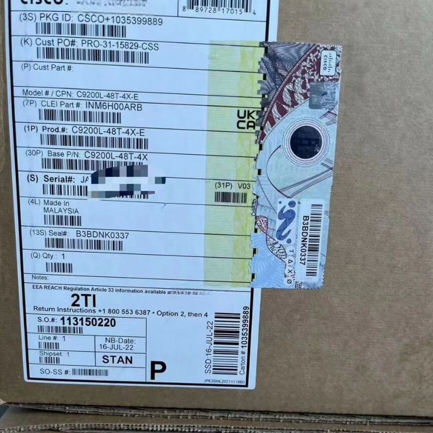 [C9200L-48T-4X] Коммутатор Cisco -E C9200l-48t-4x