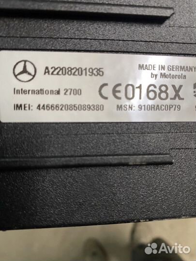 Блок управления телефоном w220 s500L