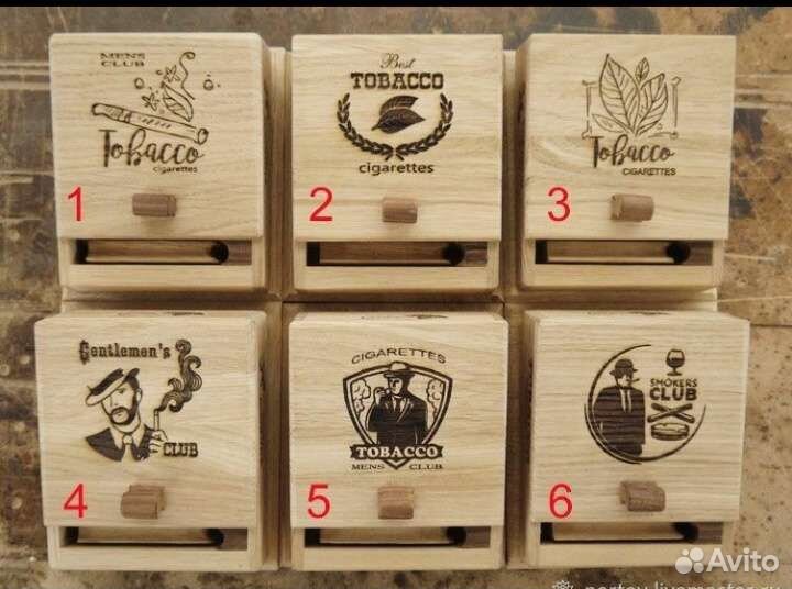 Автоматический портсигар из дерева