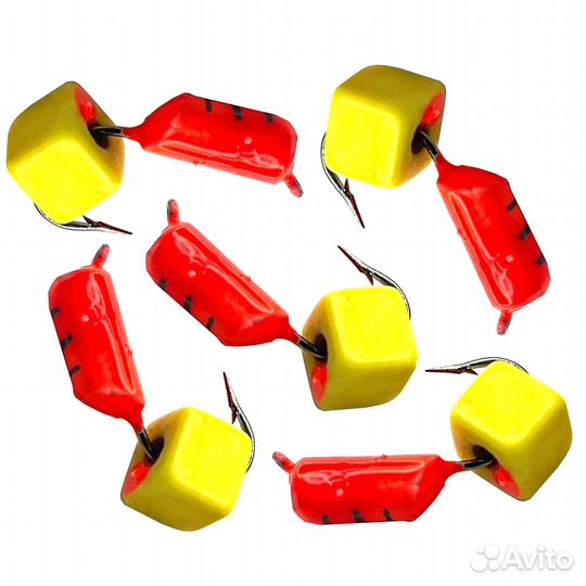 Мормышки вольфрам Столбик красный с 