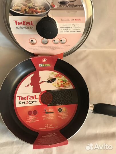 Сковорода с крышкой. Tefal. (Франция)