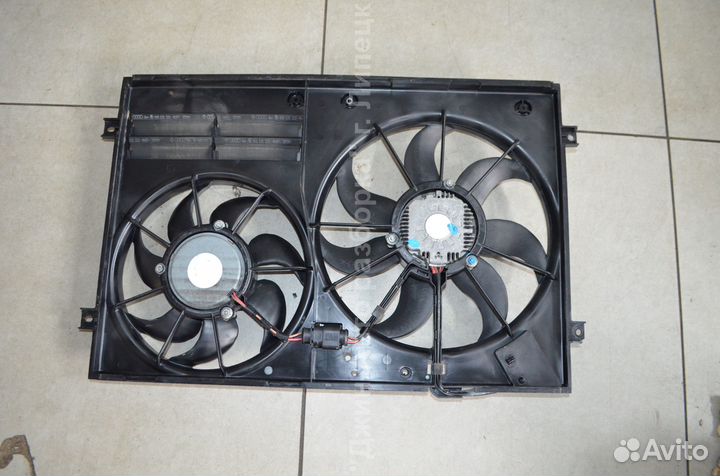 Вентилятор охлаждения Pasat B6 Тигуан Passat CC
