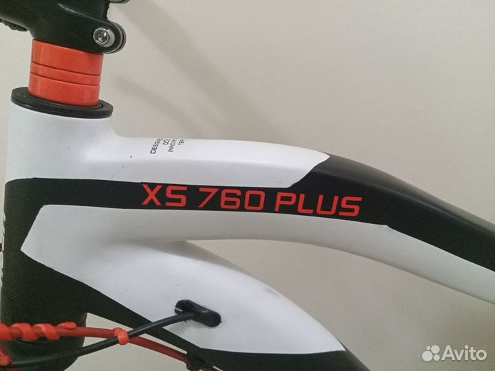 Велосипед горный взрослый xs 760 plus