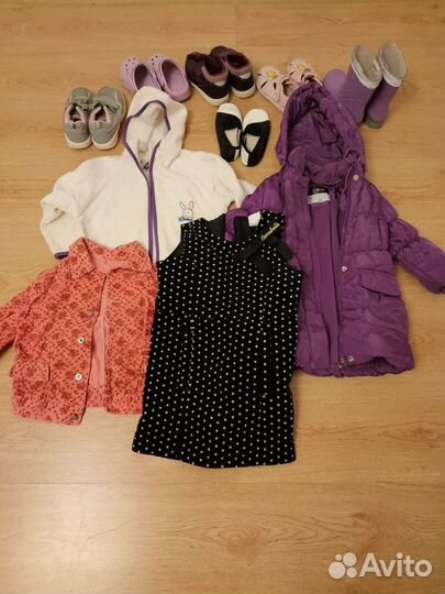 Пакет вещей на девочку 104