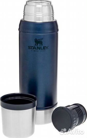 Термос stanley Classic 0.75L синий Sta1037