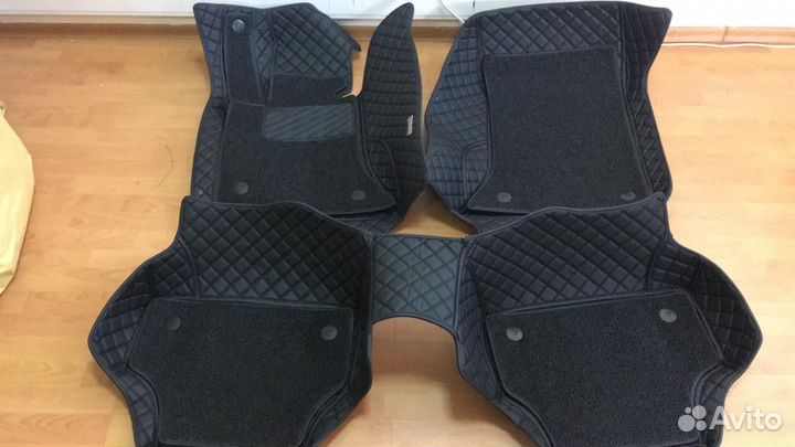 3D Коврики BMW Салон Багажник из Экокожи