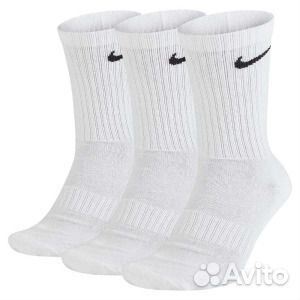 Носки Nike Everyday Cushion Crew 3 шт, белый