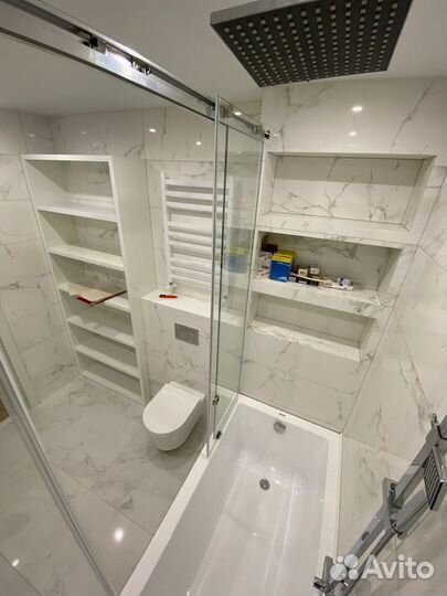 Душевая перегородка из стекла