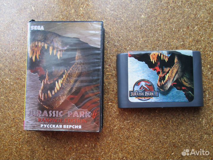 Картридж парк юрского периода для sega
