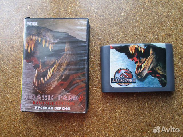 Картридж парк юрского периода для sega