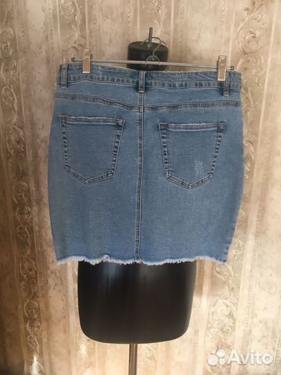 Юбка джинсовая