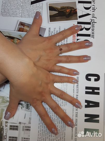 Маникюр однотонный модели