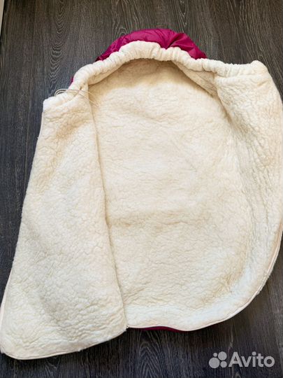 Зимний конверт в коляску на овчине