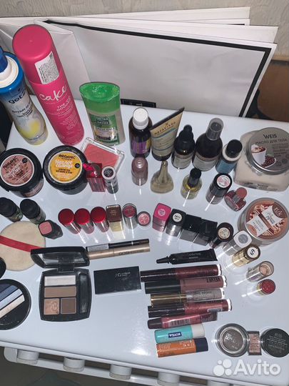 Набор косметики пакетом, поштучно