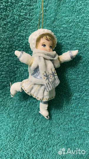 Ватные елочные игрушки