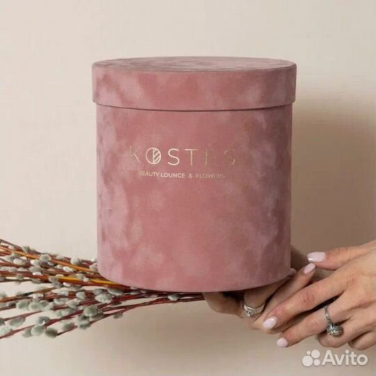 Подарочная коробка бархат опт