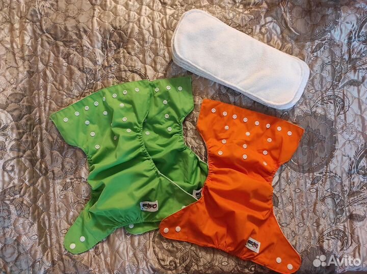 Комплект многоразовые подгузники и вкладыши
