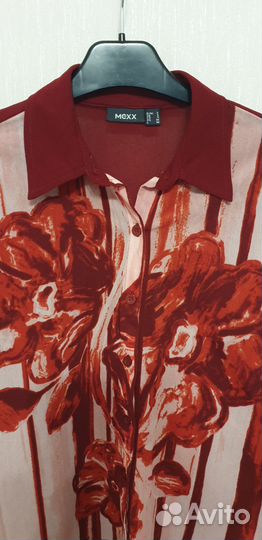 Mexx рубашка блузка туника майка 42/44 из сетки