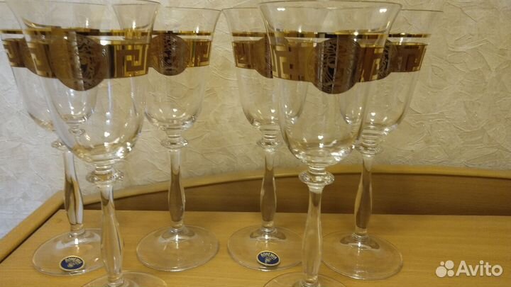 Фужеры богемия Версаче