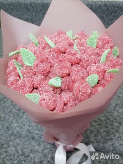 Съедобные букет из мармелада