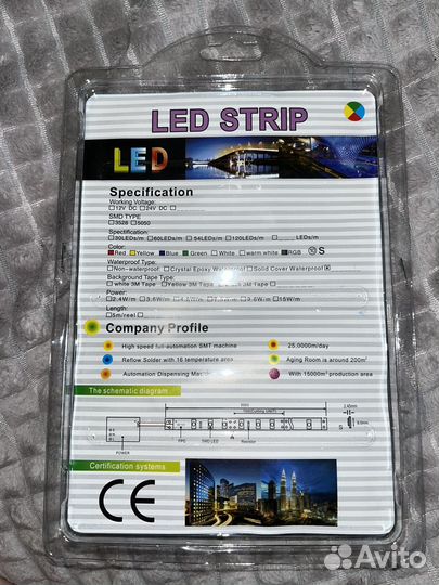 Светодиодная лента с пультом