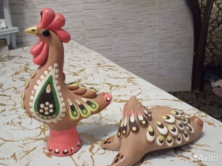 Глиненая игрушка свистулька