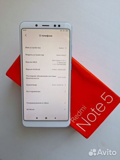 Xiaomi Redmi Note 5 Pro, 4/64 ГБ