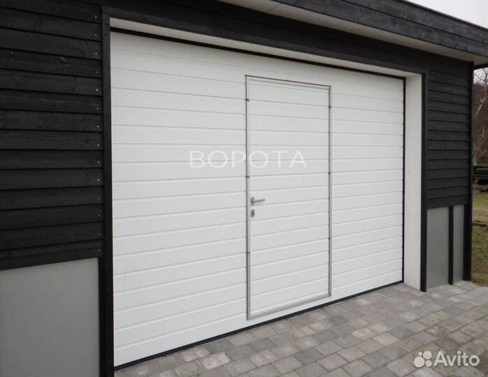 Ворота Гаражные Подъёмные Секционные Установка Мон