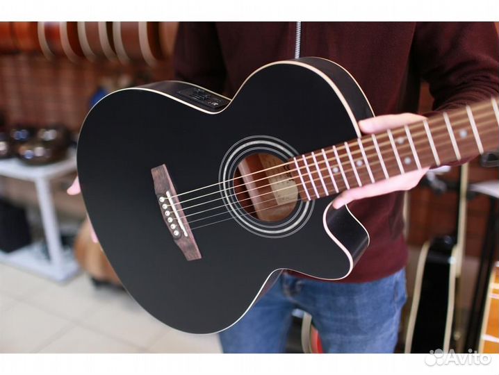 Cort SFX-ME-BKS SFX с вырезом черная электроакусти