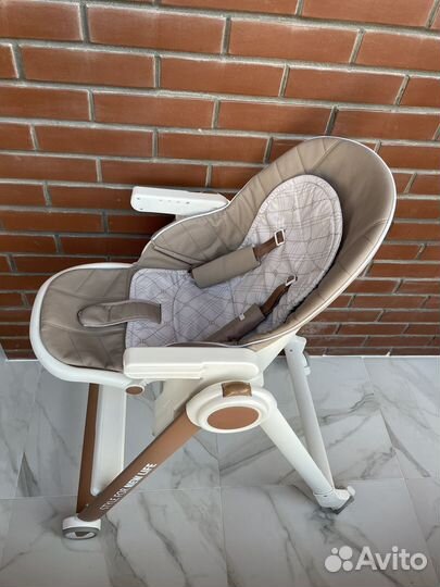 Детский стульчик для кормления happy baby