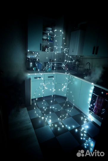 Снеговик из проволоки