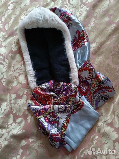 Женский шарф- капор