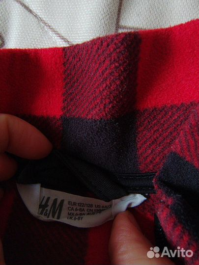 Флисовая кофта h&m 122 /128