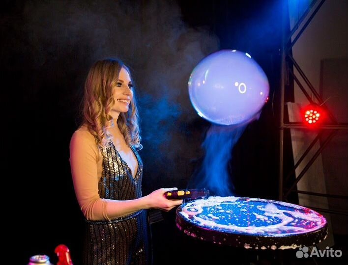 Шоу мыльных пузырей, Мыльное шоу