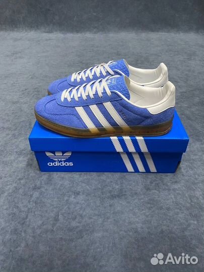 Adidas gazelle indoor blue оригинал