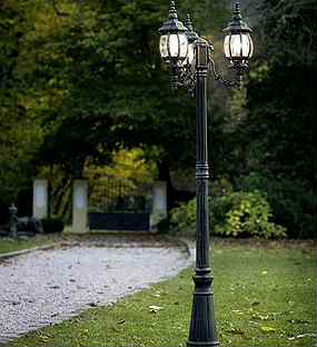 Светильник уличный фонарь столб