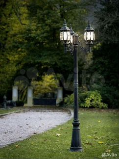 Светильник уличный фонарь столб