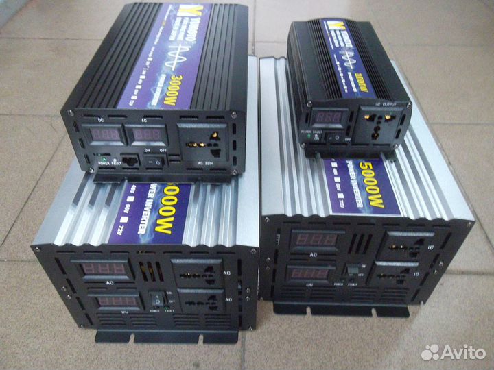 Инверторный преобразователь чистый синус 12-24-220