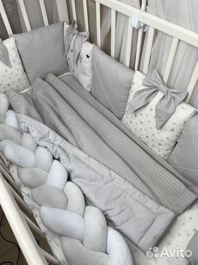 Бортики в кроватку новые