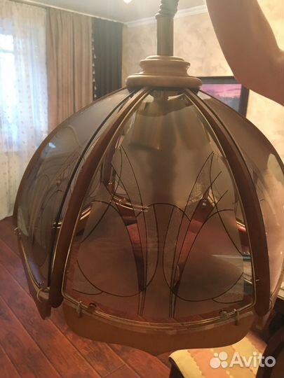 Люстра из дуба подвесная alfa регулировка высоты