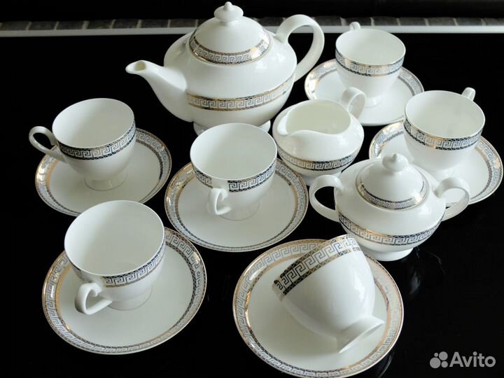 Сервиз чайный 6 персон 15 предметов Royal Bone Chi