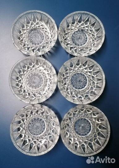 Хрустальные розетки салатники СССР