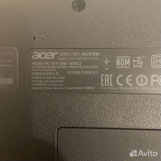 Ноутбук Acer N16C2