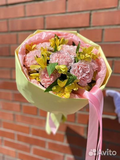 Диантусы альстромери Flowers124 цветы букеты