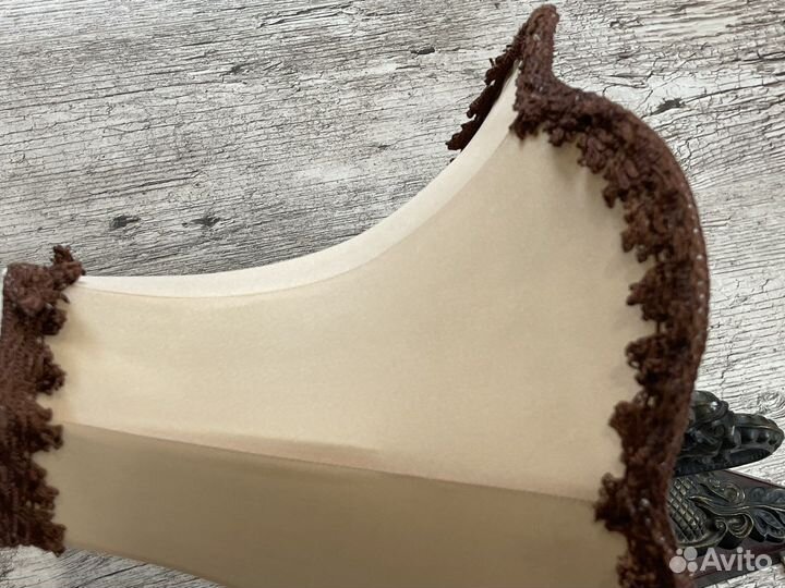 Настенный светильник бра с абажуром.Бронза