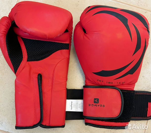 Боксерские перчатки 14 oz Domyos