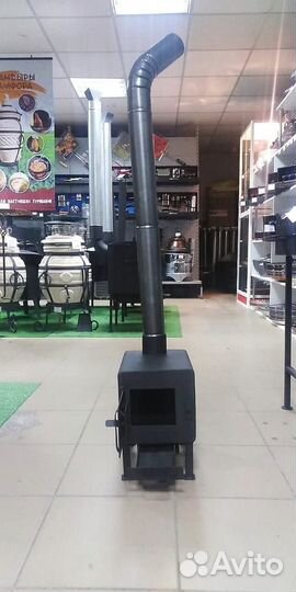 Печка для зимней палатки на дровах