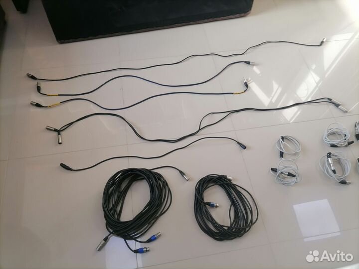 Акустические провода XLR AUX TRS Rca Hdmi Speakon