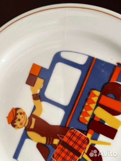 Тарелка Кольдиц фарфор из ГДР